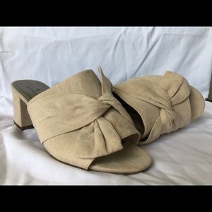 Wothington Beige Mule Sz 8.5W